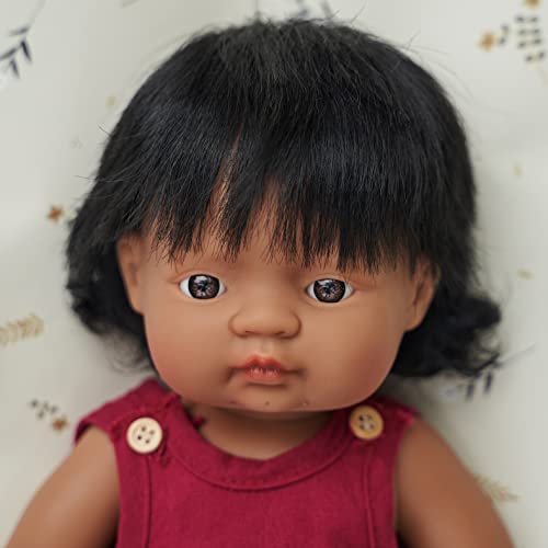 Miniland bambola ispanica 38 cm vinile scatola