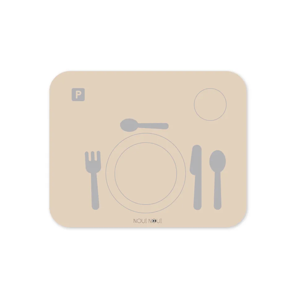 Noui Noui Learning Mats set pappa bimbi 43x34 cm nude