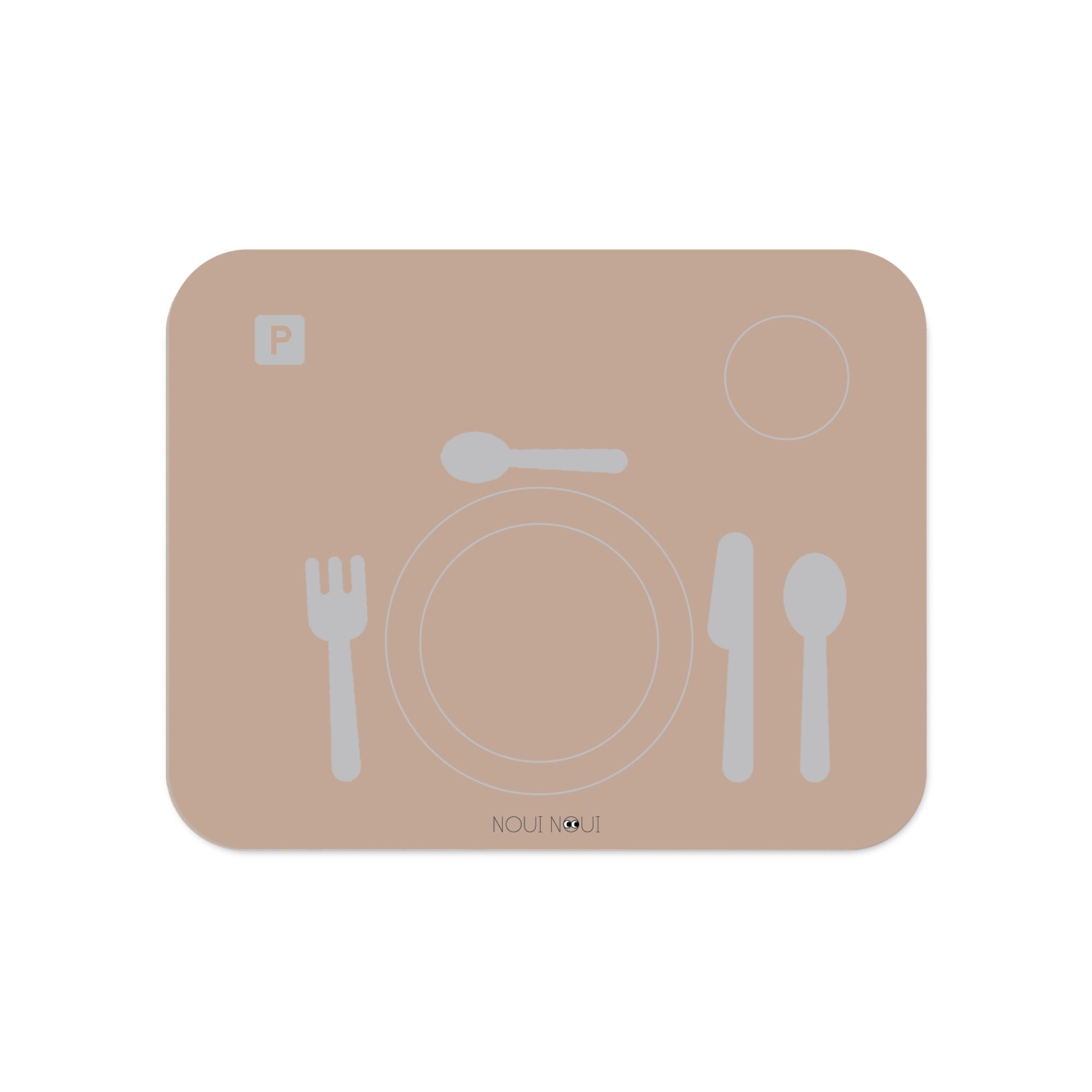 Noui Noui Learning Mats set pappa rose 43x34 cm