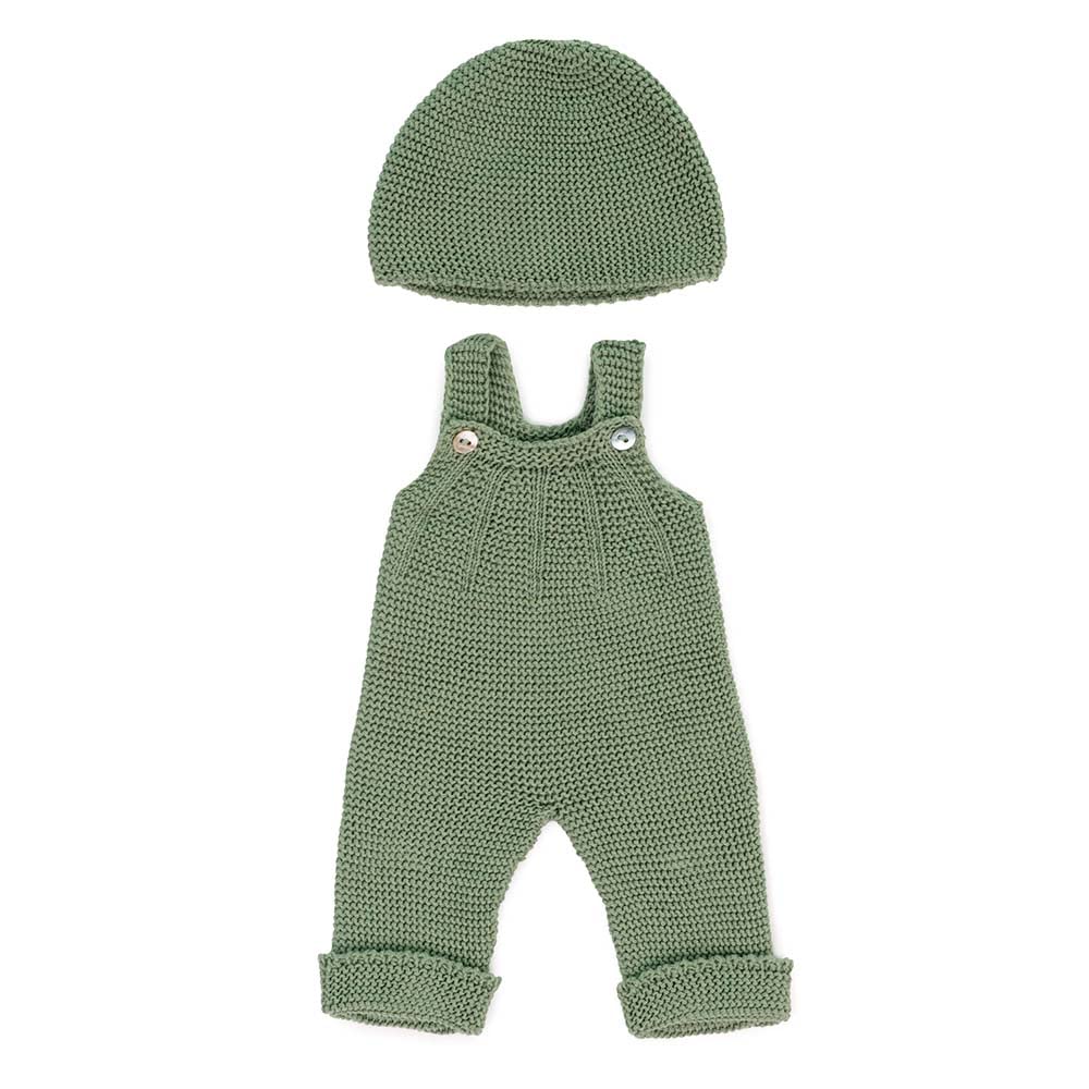 Miniland Bambole Set Vestiti Maglia Verde 38 cm