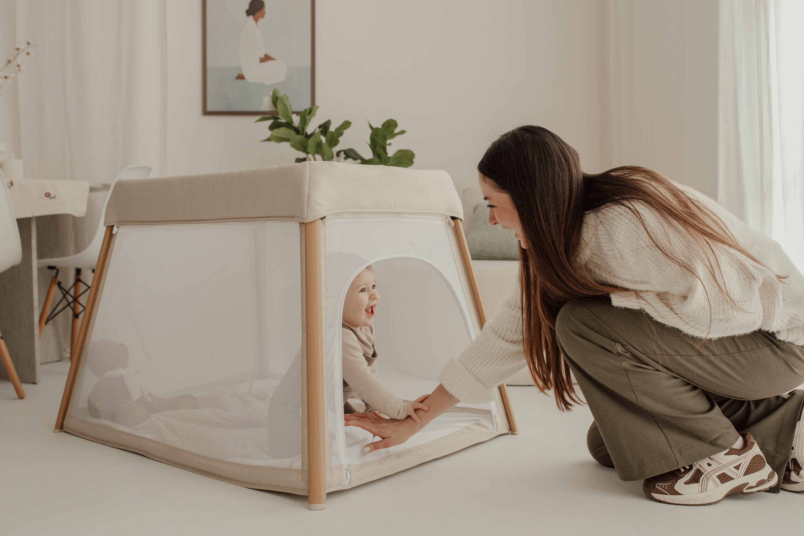 BoJungle Travel Crib Pure White lettino viaggio bianco 2 altezze