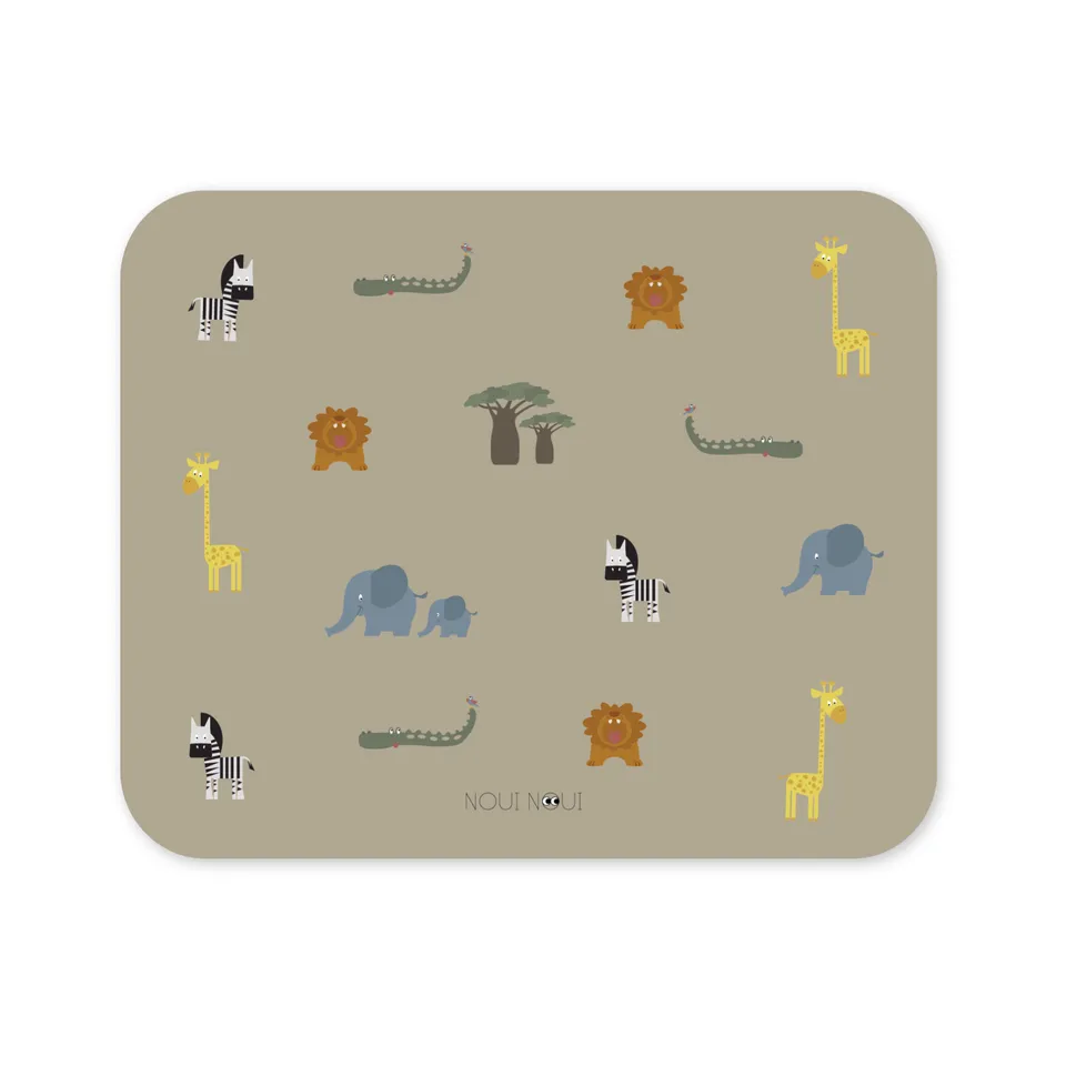 Noui Noui XL Placemats tovaglietta Safari 55x45 vinile