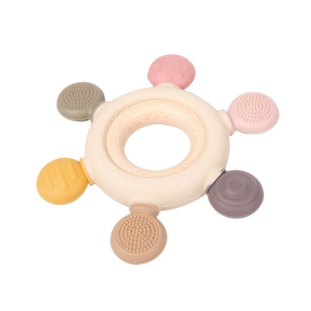 Bo Jungle Playtime Multi-Sensory Ring sonaglio dentizione silicone