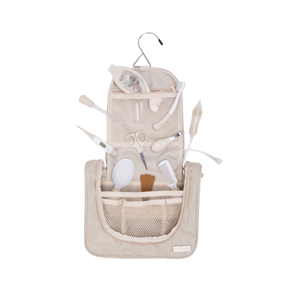 BoJungle Grooming Set Igiene Neonato Dune 15 Pezzi con Termometro
