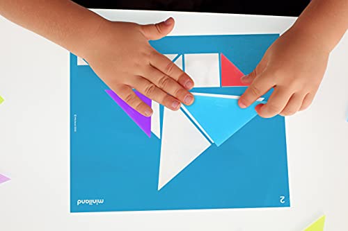 Miniland Tangram traslucido 28 pezzi multicolore