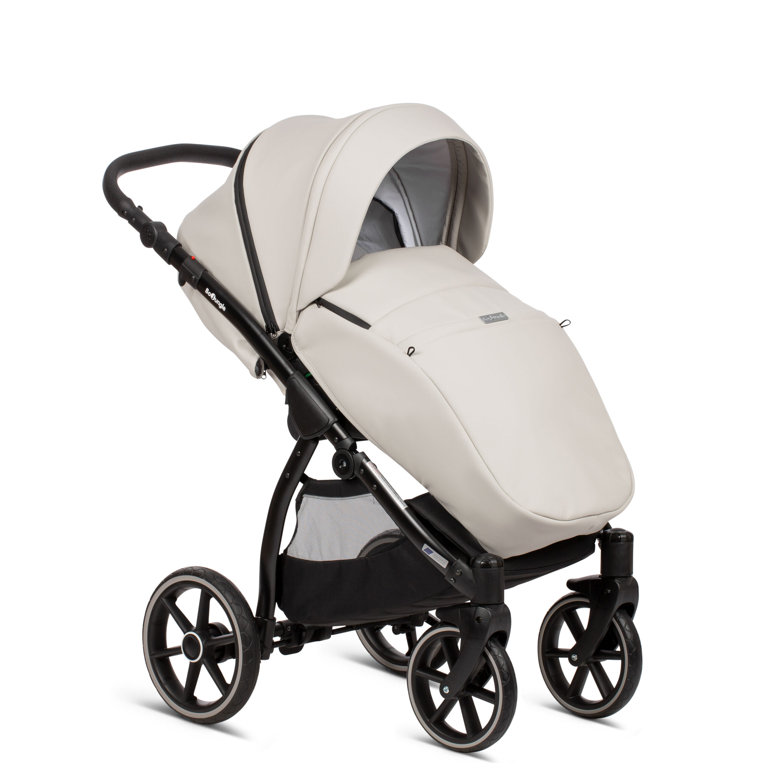BoJungle Outdoor B-Suvvy Cloud Grey passeggino trio pelle