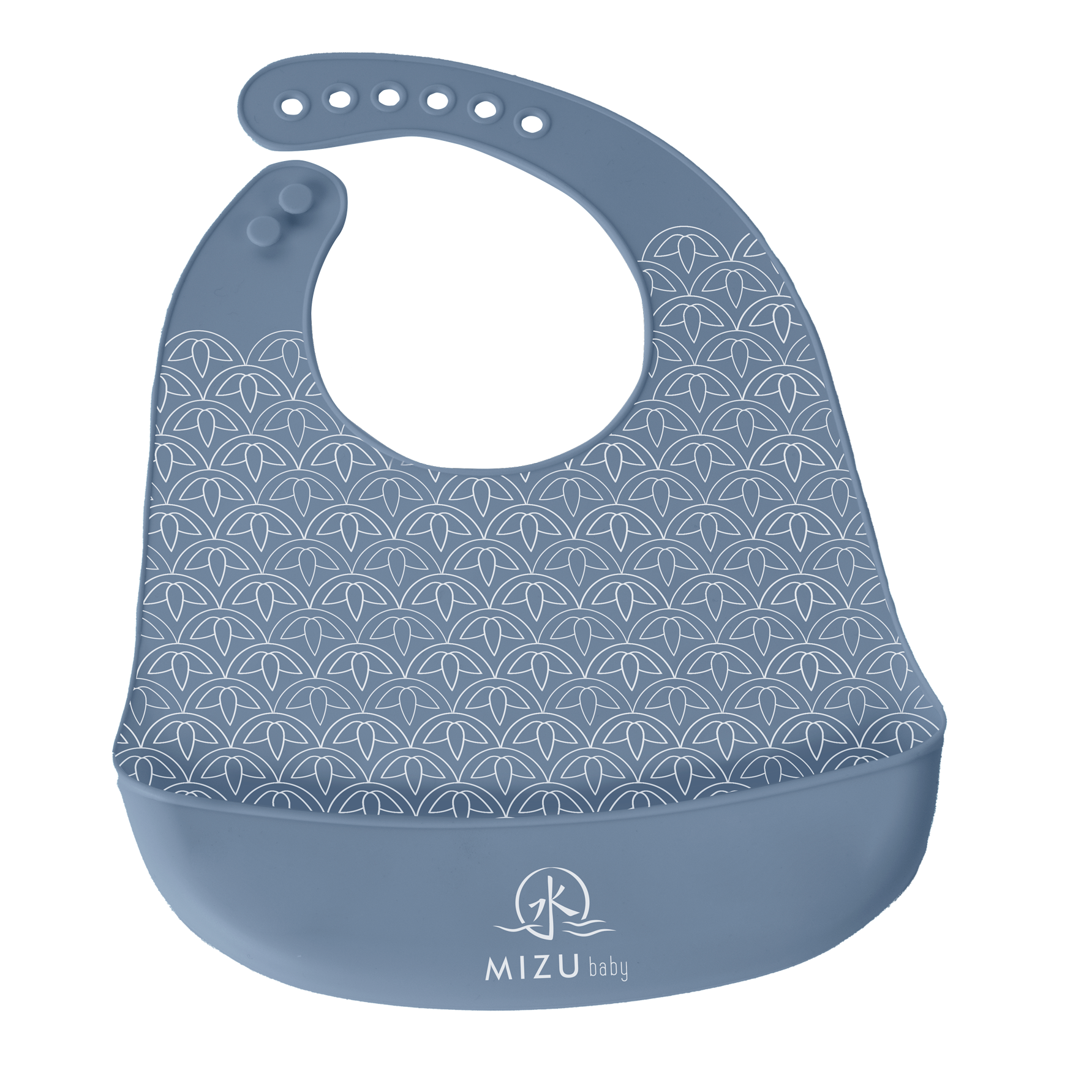 Mizu Baby Taiki Bavaglino Silicone cielo con tasca