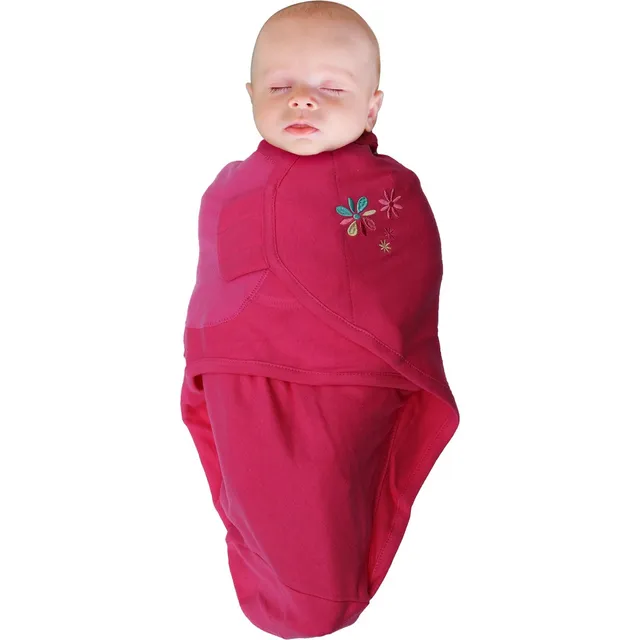 BoJungle Sleep B-Wrap Pink Flower coperta fasciatura L