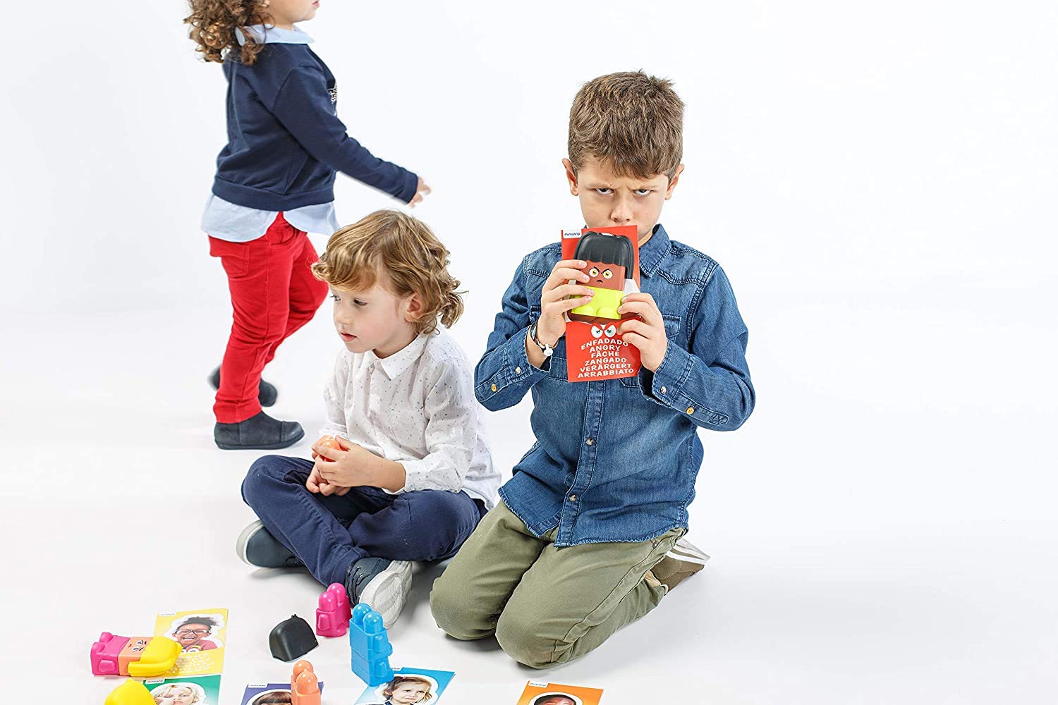 Miniland Emotiblocks gioco emozioni 6 personaggi 2-6 anni