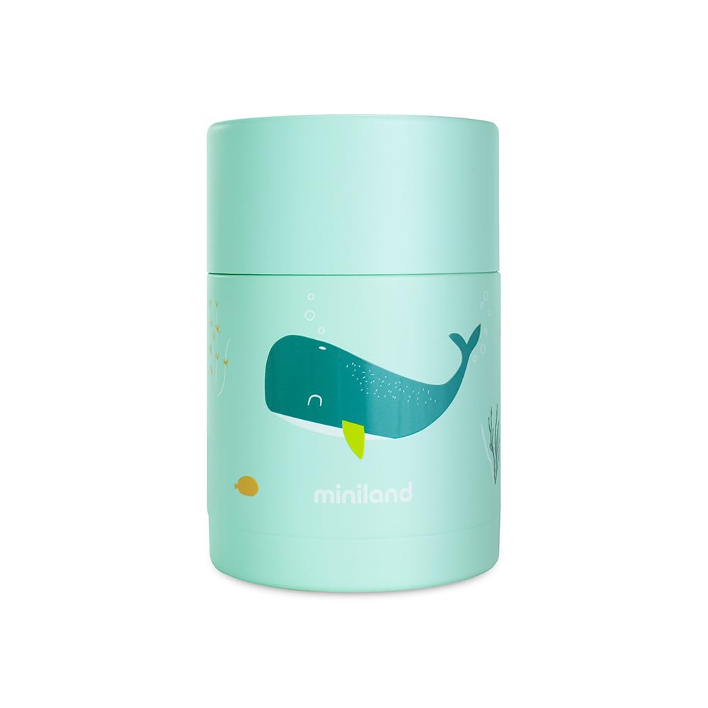Miniland Passeggio Thermos Bebè alimenti 600ml acciaio Blu