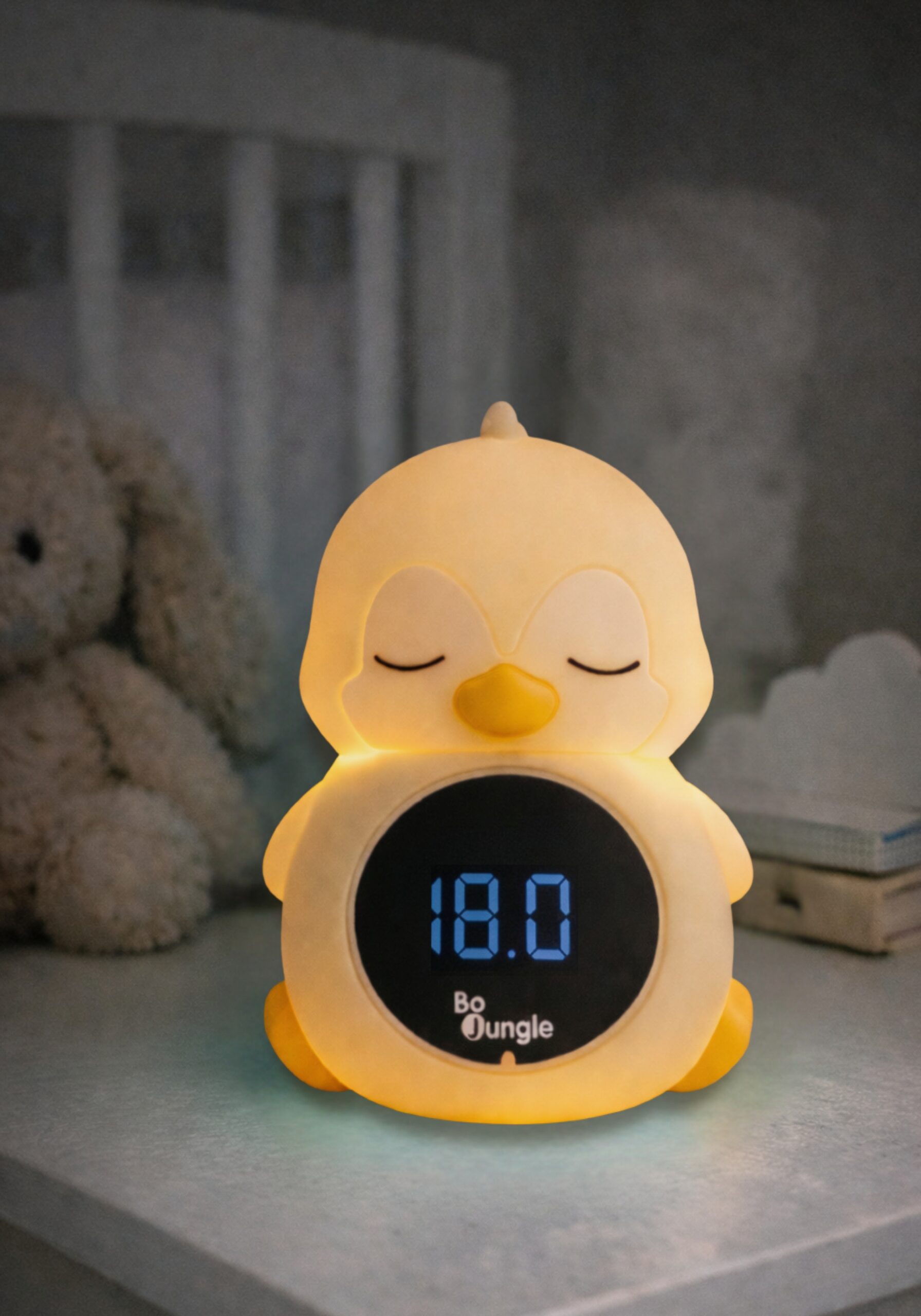 BoJungle termometro bagnetto pinguino 3in1 con luce notte