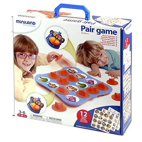 Miniland Coppia Game First Learnings Gioco Memoria 3-6 Anni