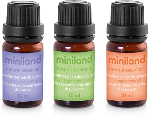 Miniland Riposo Set 3 Essenze umidificatore lavanda eucalipto arancia