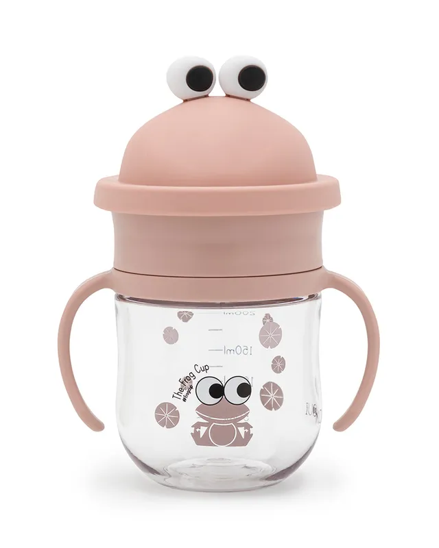 Noui Noui Frog Cup bicchiere 360° rosa 250 ml antigoccia