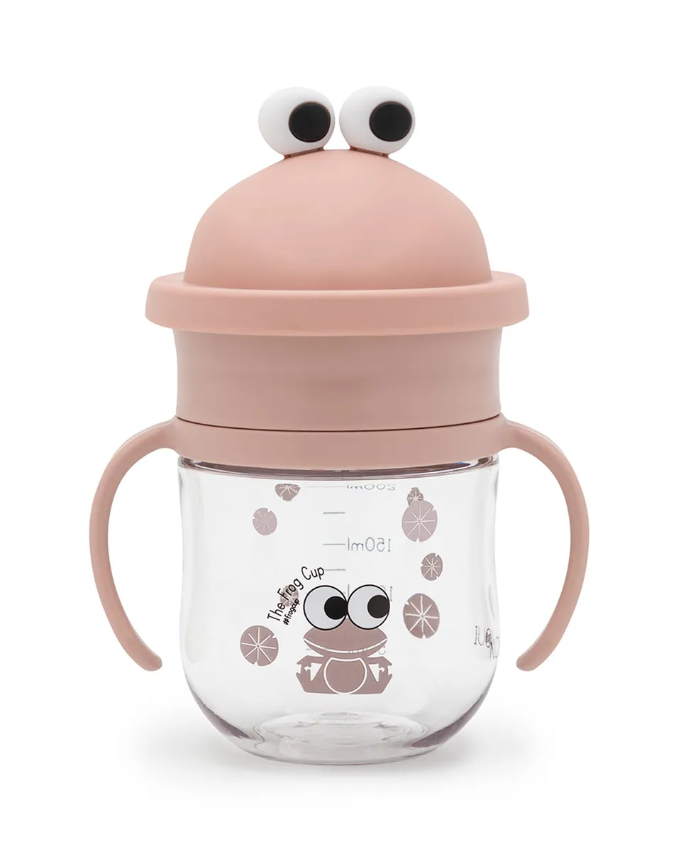 Noui Noui Frog Cup bicchiere 360° rosa 250 ml antigoccia
