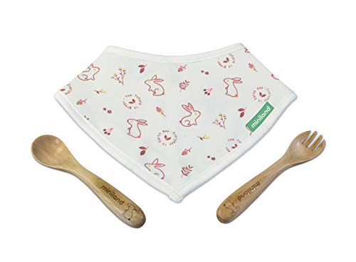 Miniland Natur Picneat Bunny Set Pappa Posate + Bandana