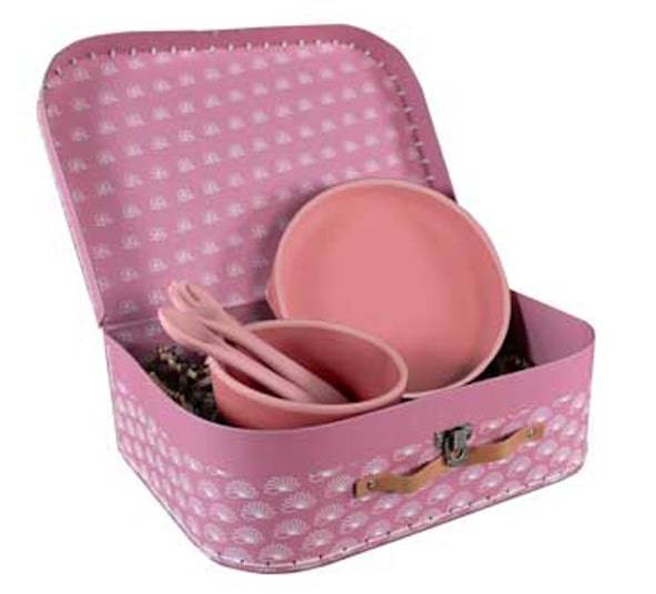 Mizu Baby Taiki Food Set pappa silicone rosa 4 pezzi