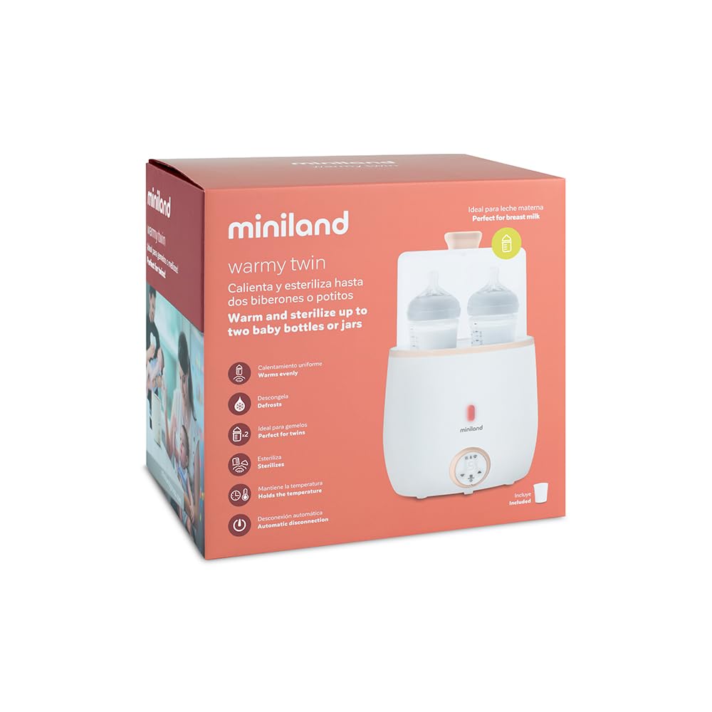 Miniland Warmy Twin Scaldabiberon Doppio Beige