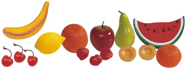 Miniland Giochi Simbolici 936125 Set Frutta 15 Pezzi Giocattolo