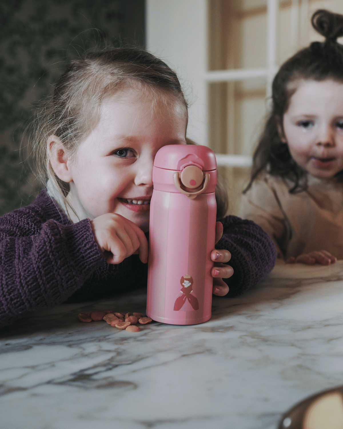 Noui Noui Water Bottles Princess borraccia 350 ml acciaio