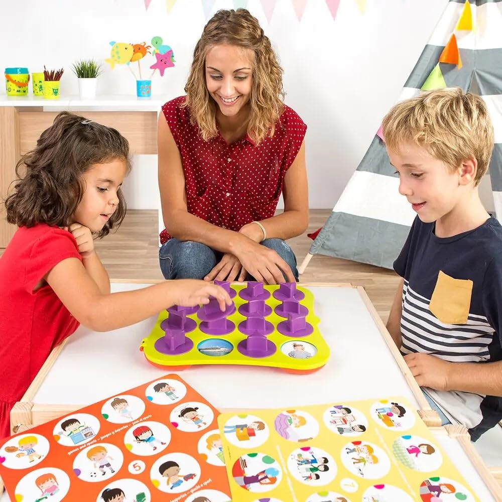 Miniland Diversità ed emozioni memo gioco valori 12 schede 33 cm