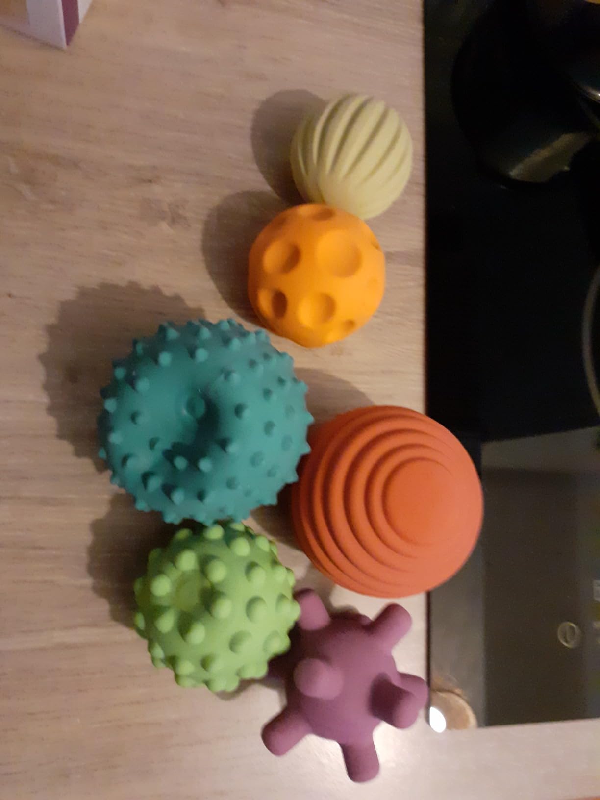 Miniland Palline Sensoriali gomma naturale presa facile