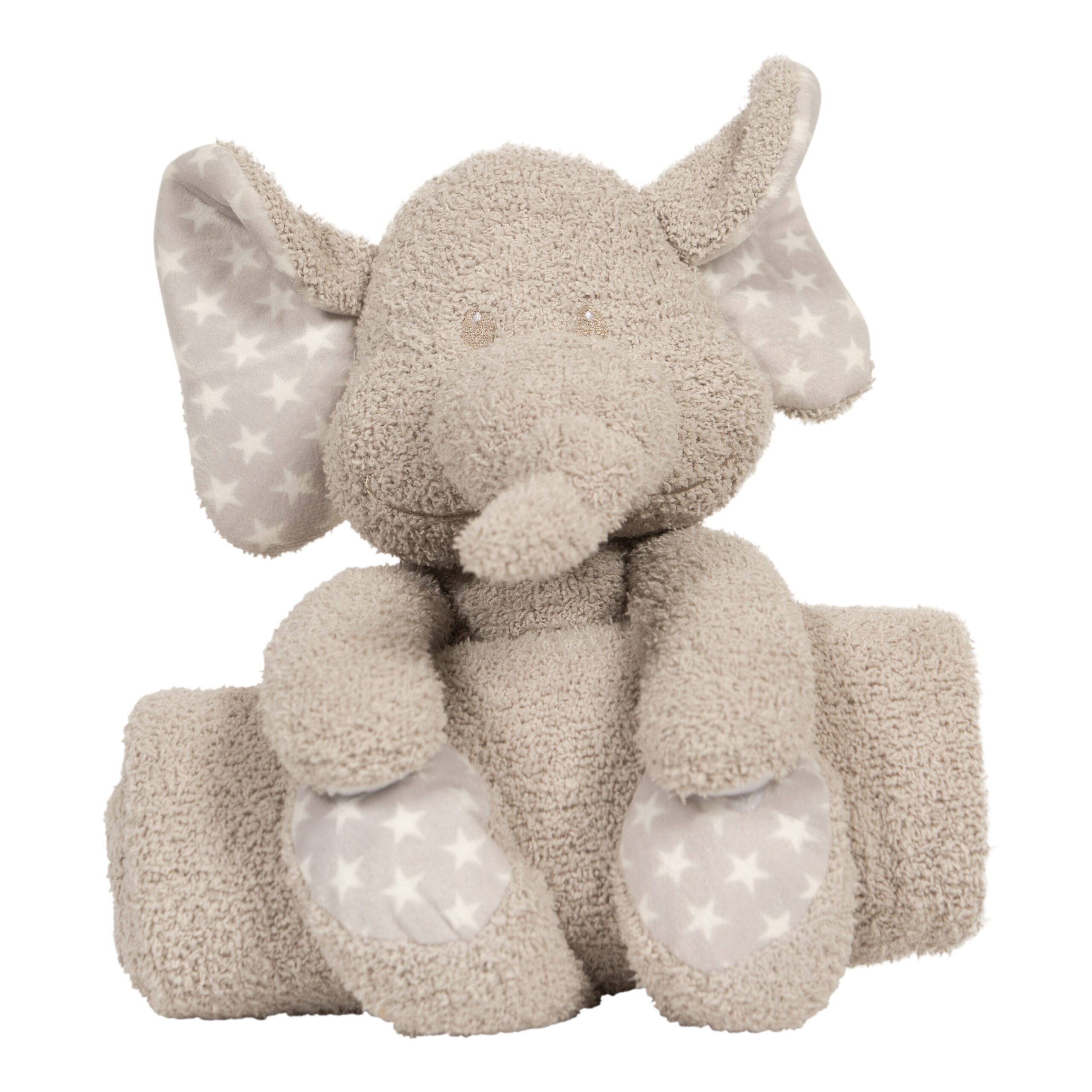 BoJungle Zimbe peluche elefante con copertina 75x95