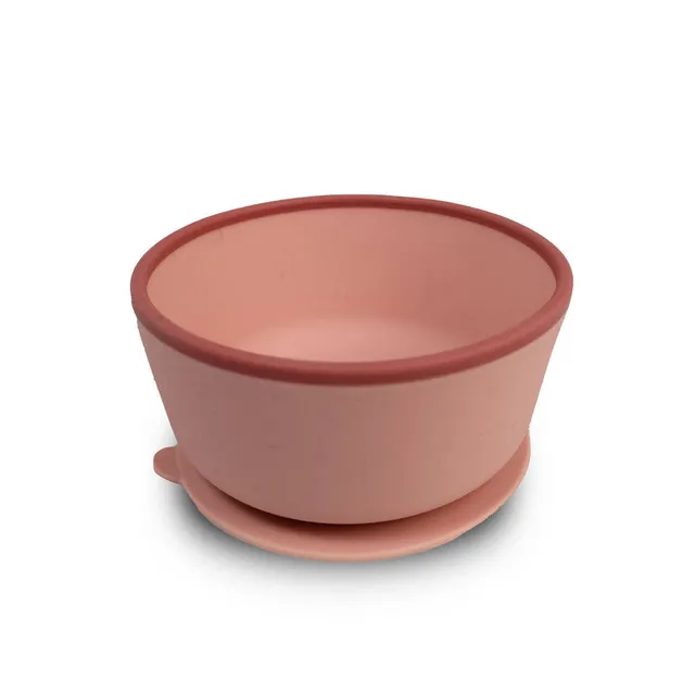 Mizu Baby Taiki Ciotola Silicone Ventosa Rosa svezzamento