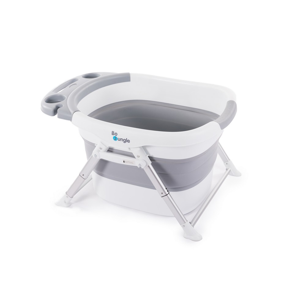BoJungle B-Foldable Shower Bath Vaschetta Grigia Pieghevole