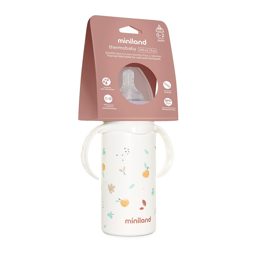 Miniland Passeggio Thermobaby Valencia biberon 240 ml inox