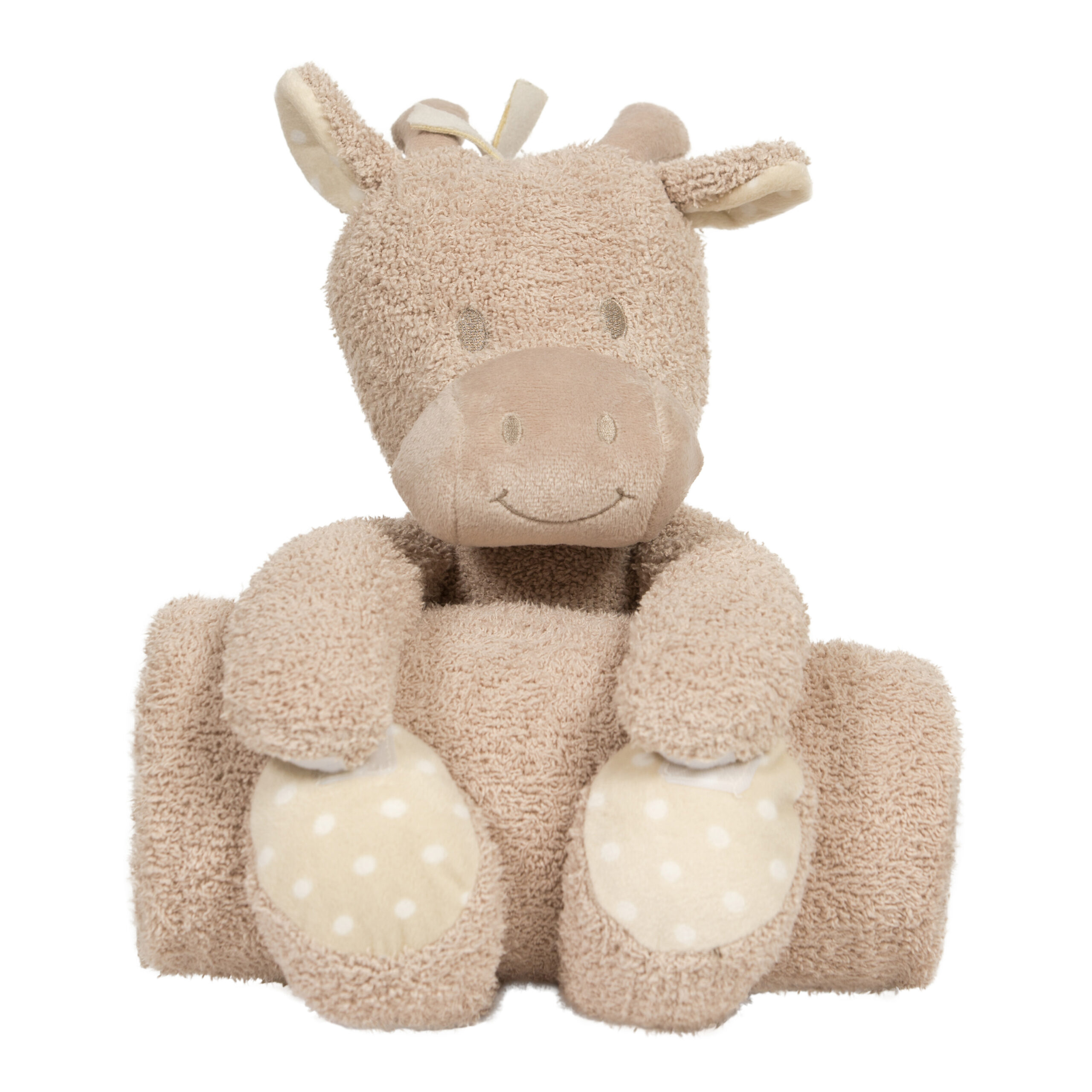 BoJungle Playtime Senna Giraffa peluche con coperta 75x95