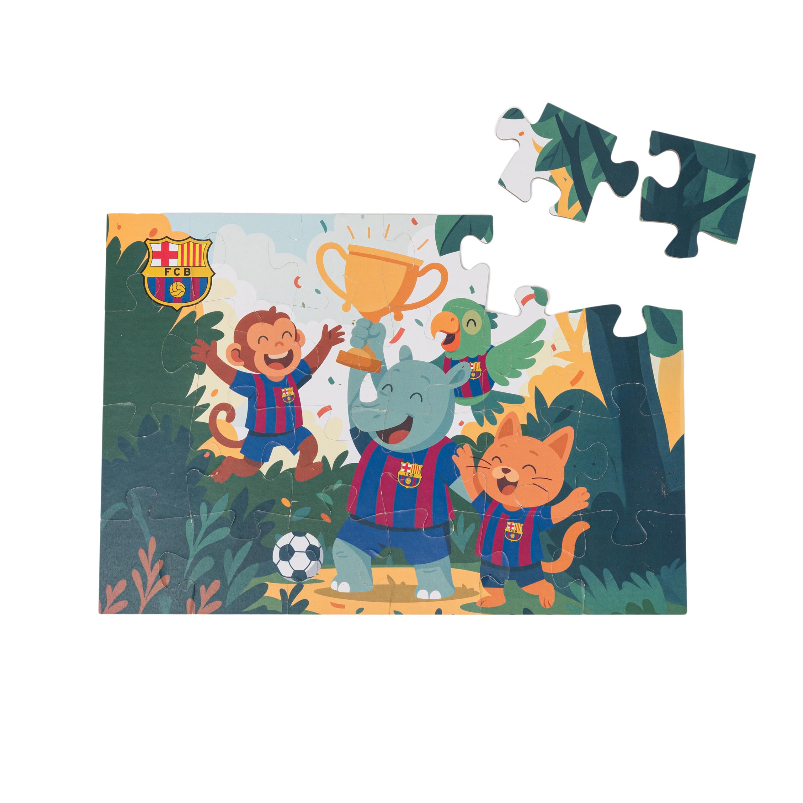 Miniland FC Barcelona puzzle bambini 24 pezzi dai 3 anni