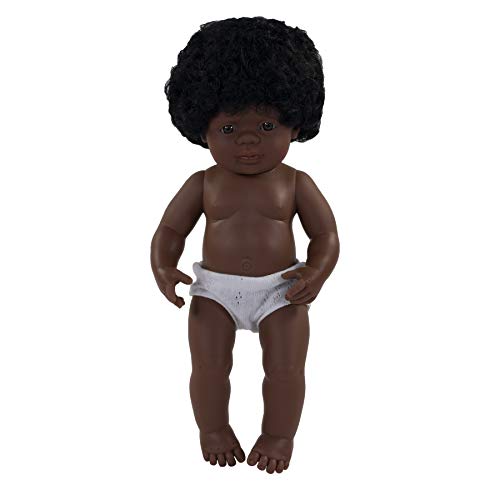 Miniland Bambola Afroamericana 38 cm 31160 Vinile