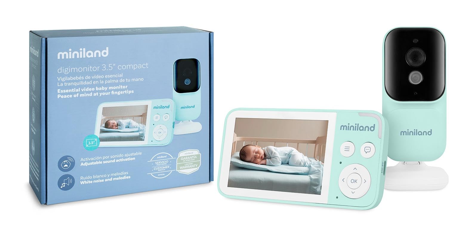 Miniland Digimonitor Telecamera Aggiuntiva 3.5" Compact