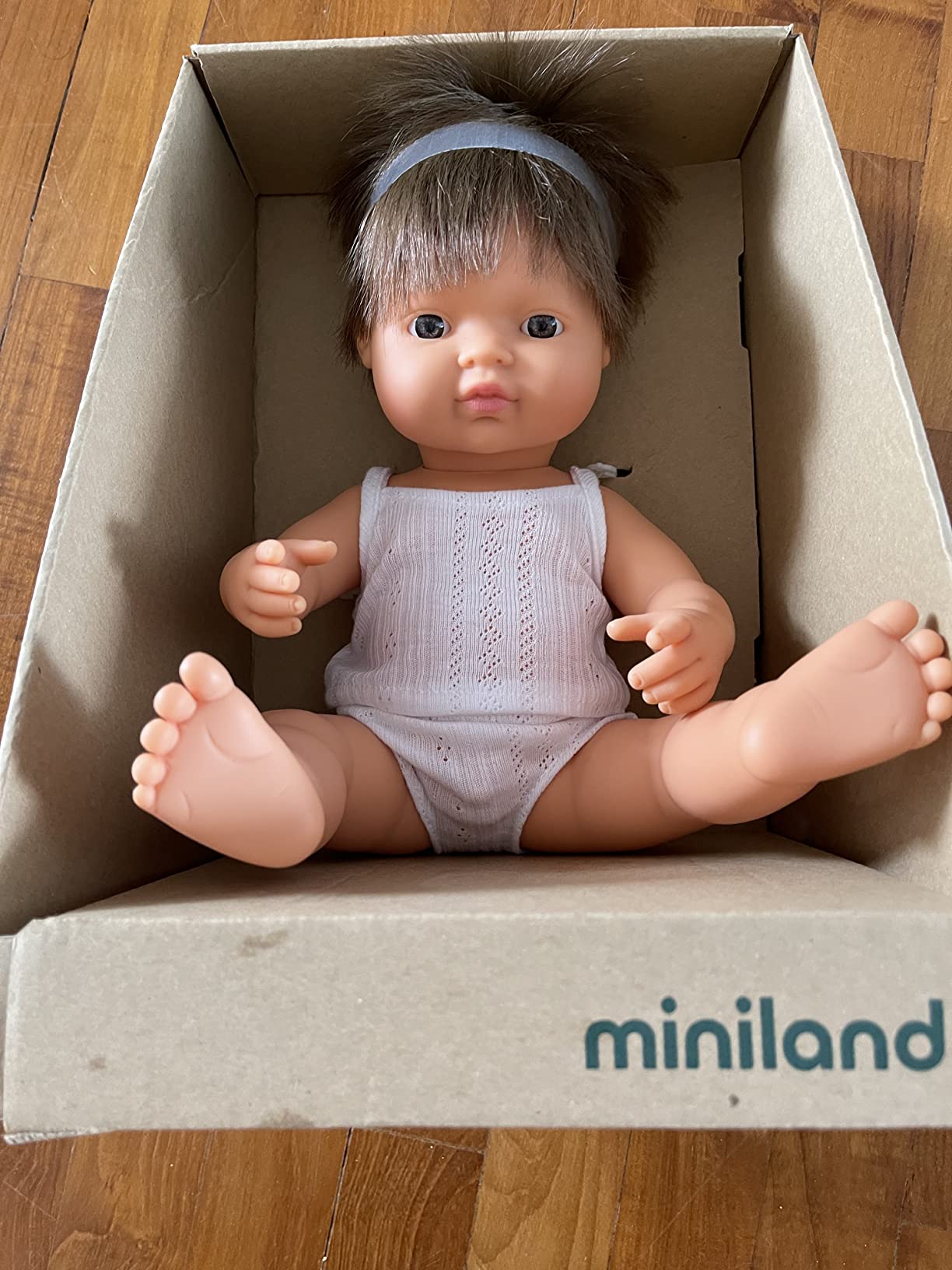 Miniland Bambole 31179 Bambola Maschio 38 cm Capelli
