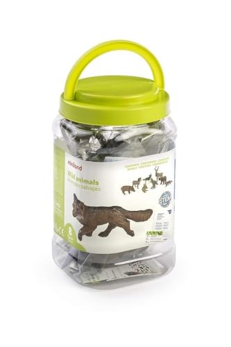 Miniland animali foresta figure 8 pezzi con guida