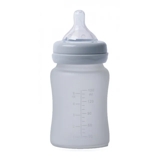 BoJungle B-Thermo biberon vetro 150 ml grigio termosensibile