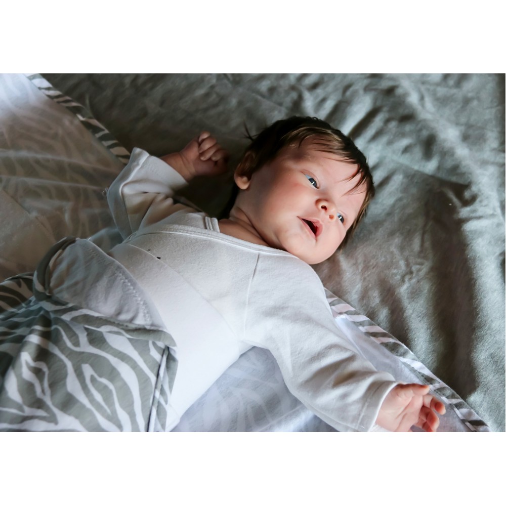BoJungle Sleep B-Wrap fagottino cotone tigre bianca S 3-6 kg