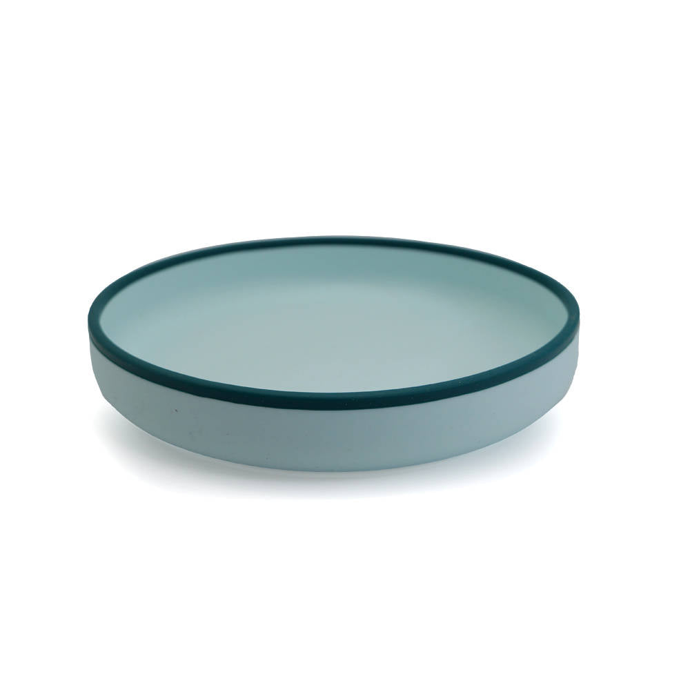 Mizu Baby Taiki piatto silicone con ventosa verde acqua