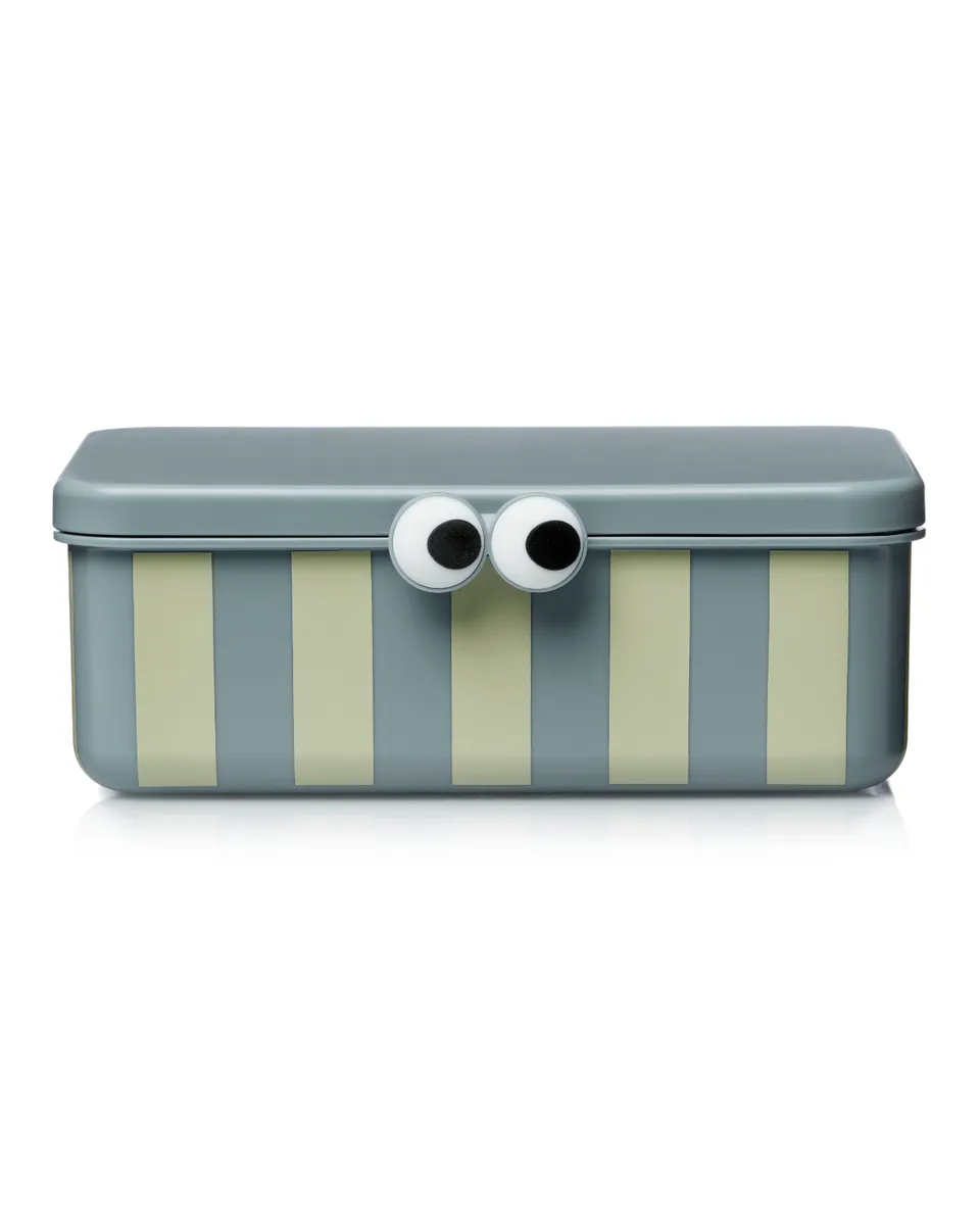 Noui Noui Lunch Boxes portapranzo blu 3 vassoi antigoccia