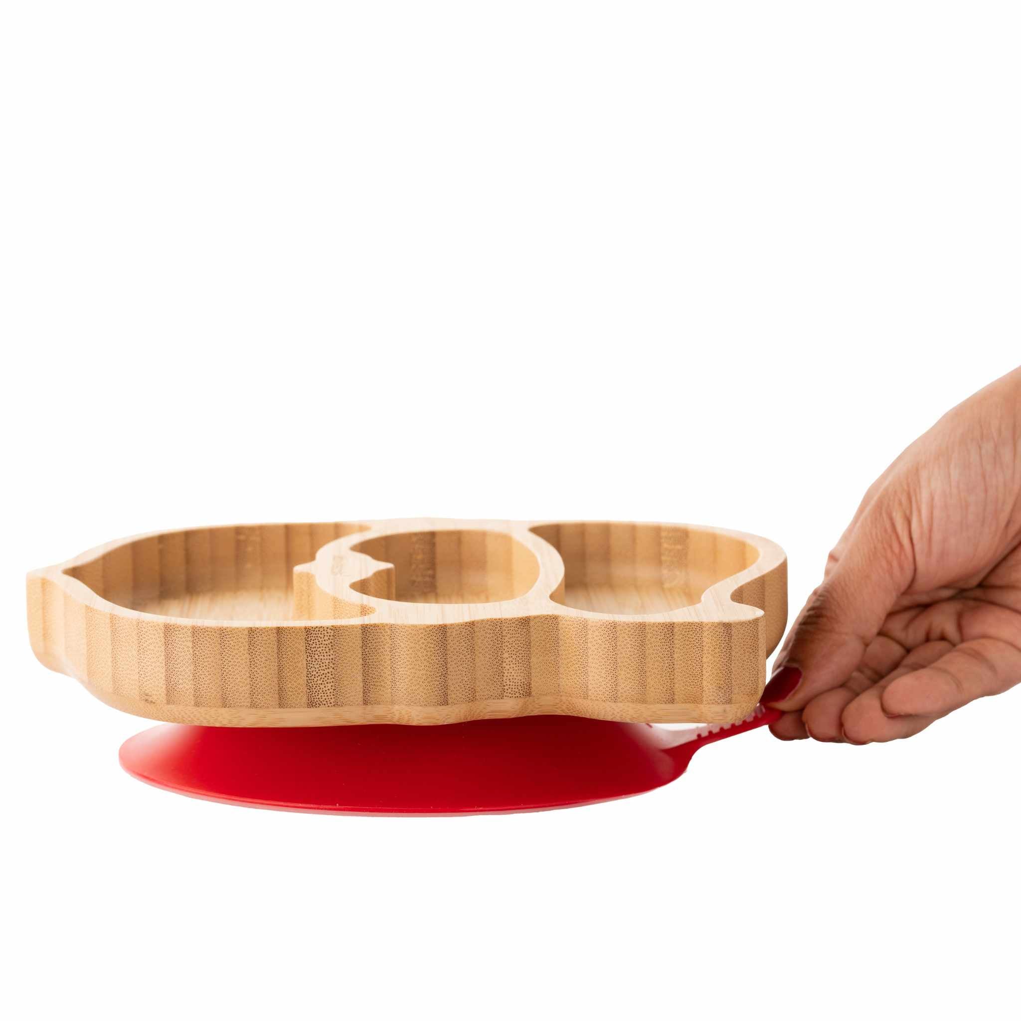 Eco Rascals Bamboo Plates piatto Babbo Natale bamboo